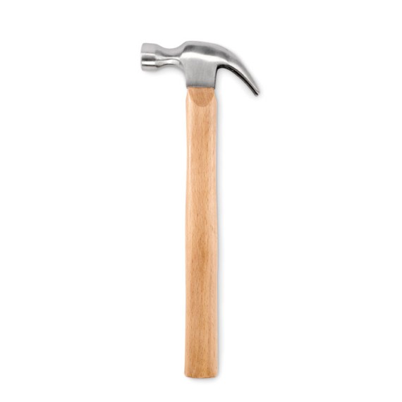 Wooden claw hammer