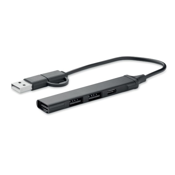 USB 4 port hub 19 cm