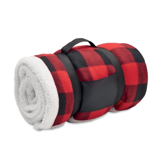 RPET sherpa fleece blanket