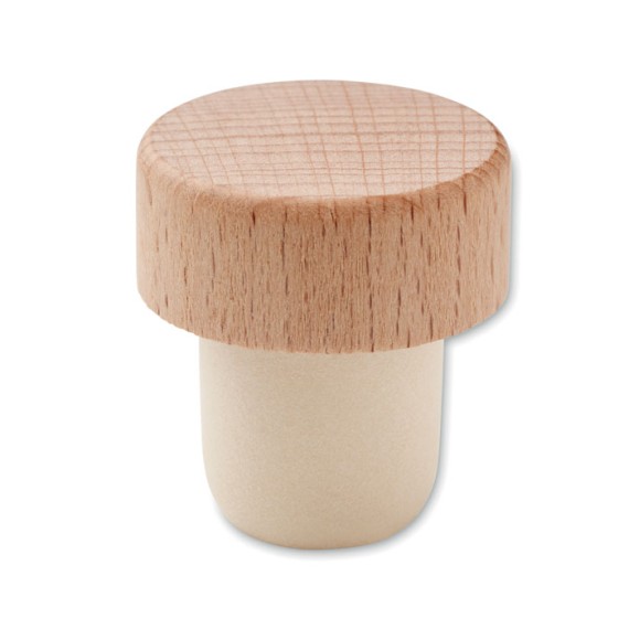 Beech wood bottle stopper