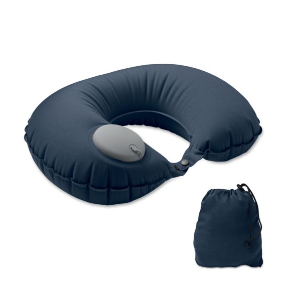 Fast inflatable travel pillow