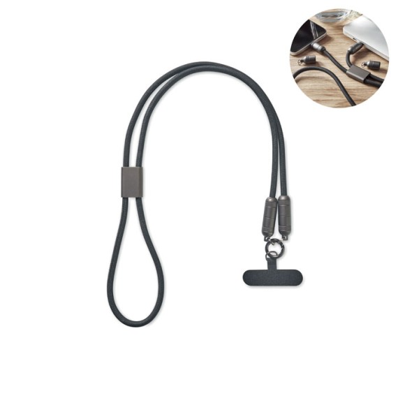 60W phone holder lanyard cable